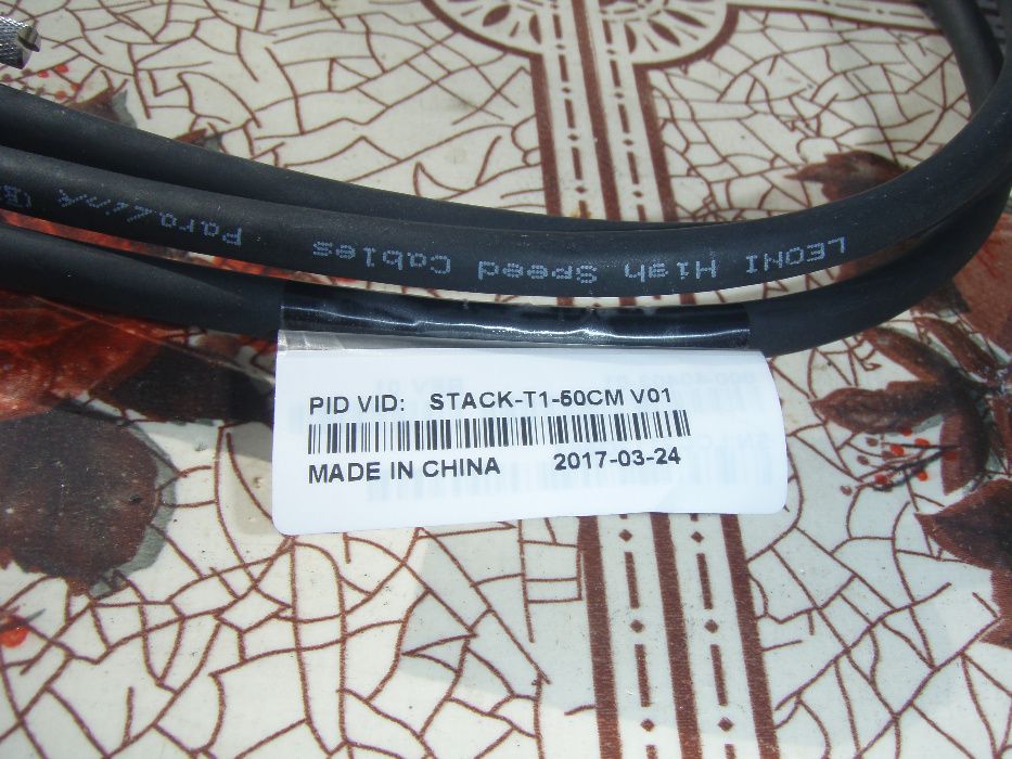 Cisco 800-40403-01 STACK-T1-50CM STACKING CABLE FOR 3850 SERIES list