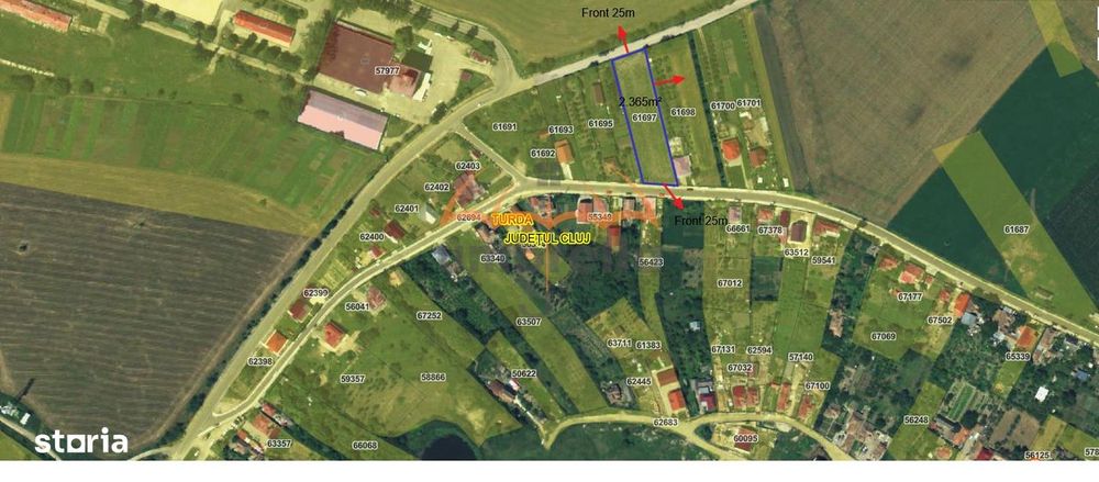 Teren de vanzare intravilan  Turda, 2.365m²