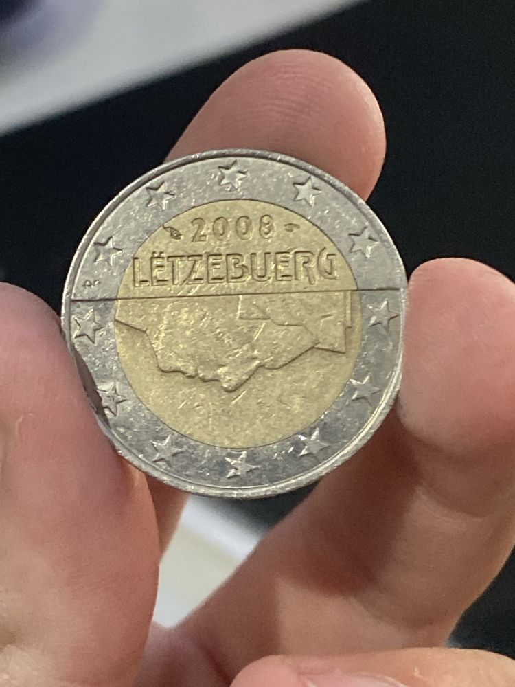 Moneda de 2 euro din anul 2008 rara
