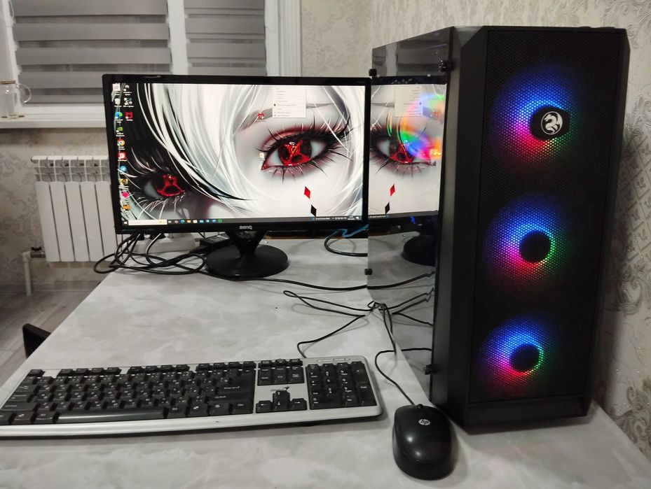 Мощный игровой ПК + гарантия +антивирус! на SSD, hdd,  GTX1080TI 11гб