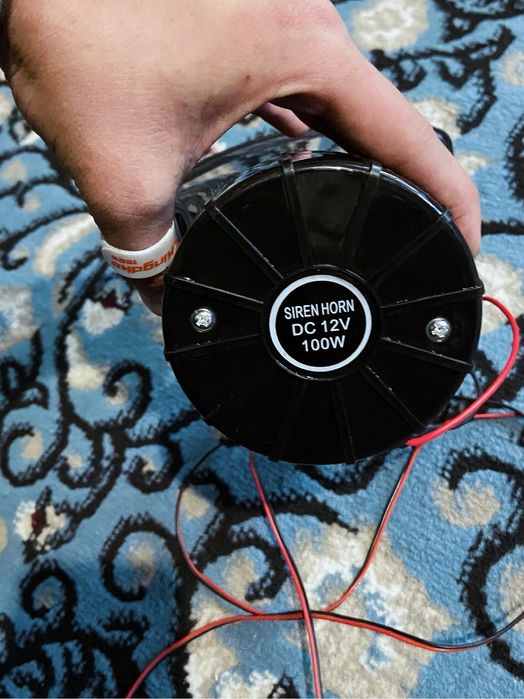 Sirena 100w  ovoz prosta shok yangi salafandan ochilgan 1marta ishlat