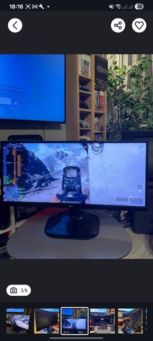 Monitor LG 25'' | 21:9 UltraWide™ | Full HD | Mod Gaming | sRGB 99%