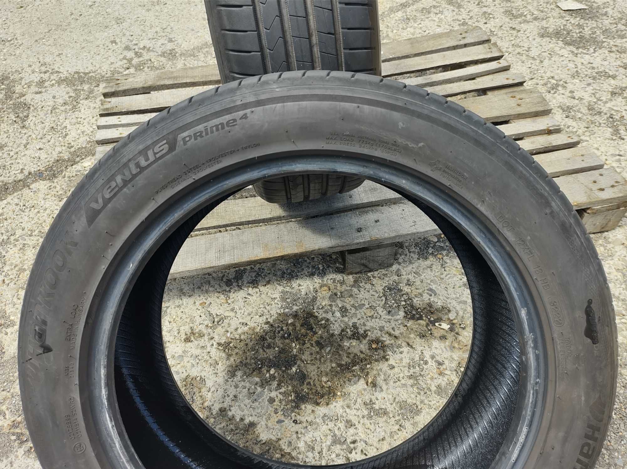 225/50/18 Hankook Ventus Prime4 Dot 2022г Грайфер 6,8мм