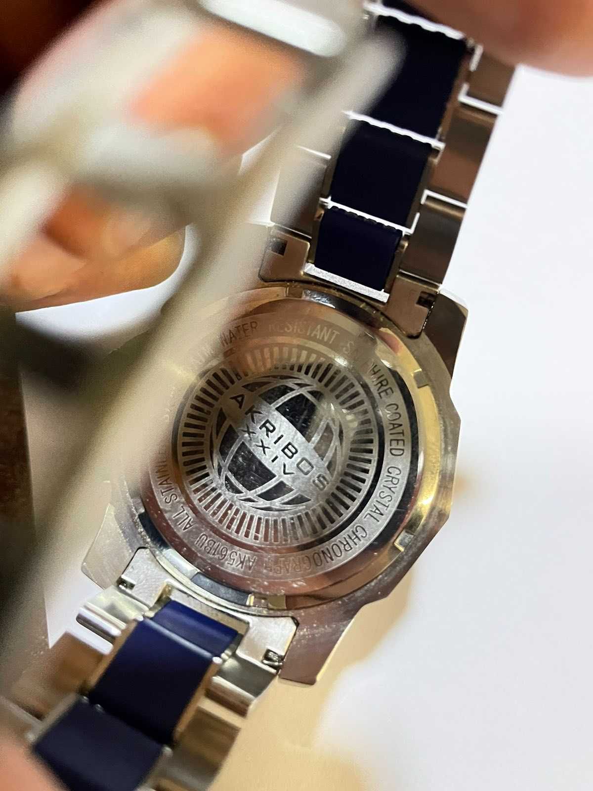 Мъжки часовник Akribos XXIV Conqueror Analog Blue Dial