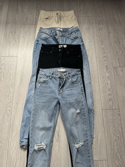 Set 4 perechi blugi Zara&Berska marimea 36