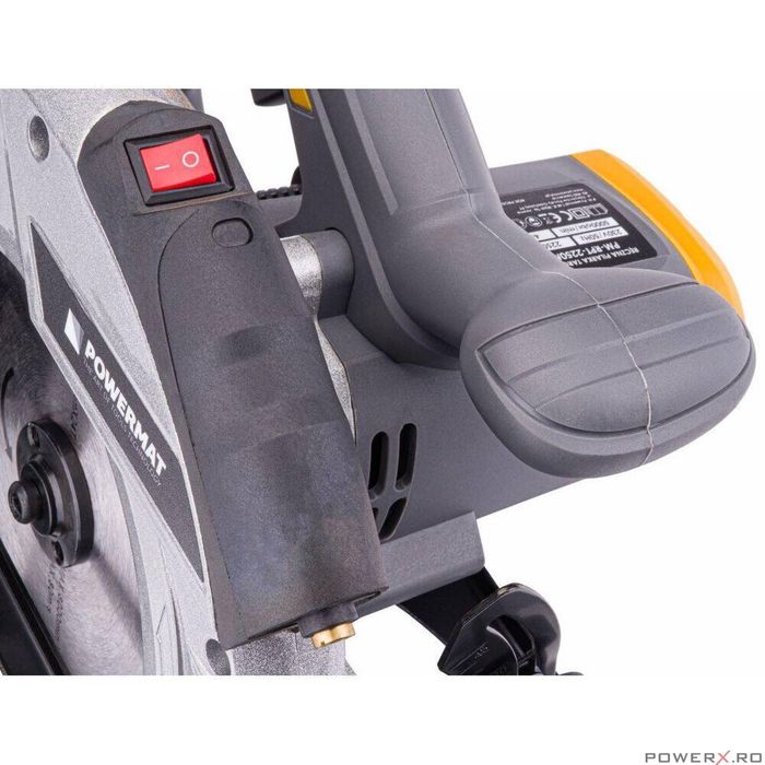 Fierastrau circular de mana cu laser pentru lemn, 2250 W, Powermat