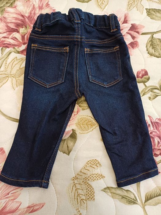 Бебешки дънки и риза 68 размер