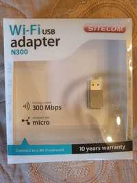 Wi Fi USB Adaptor N300, practic nou
