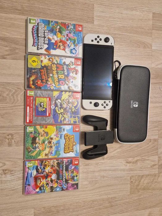 Nintendo Switch OLED cu jocuri
