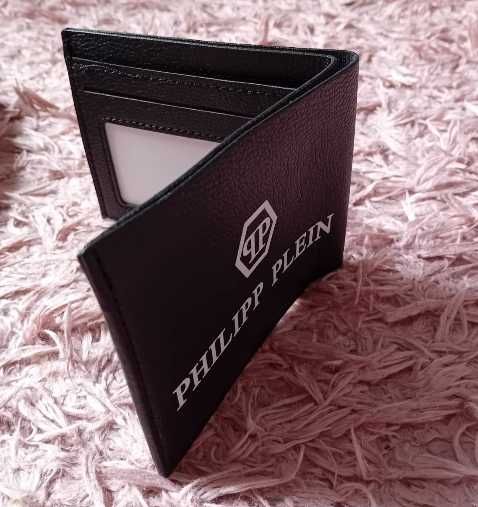 Чисто нов оригинален мъжки портфейл Philipp Plein