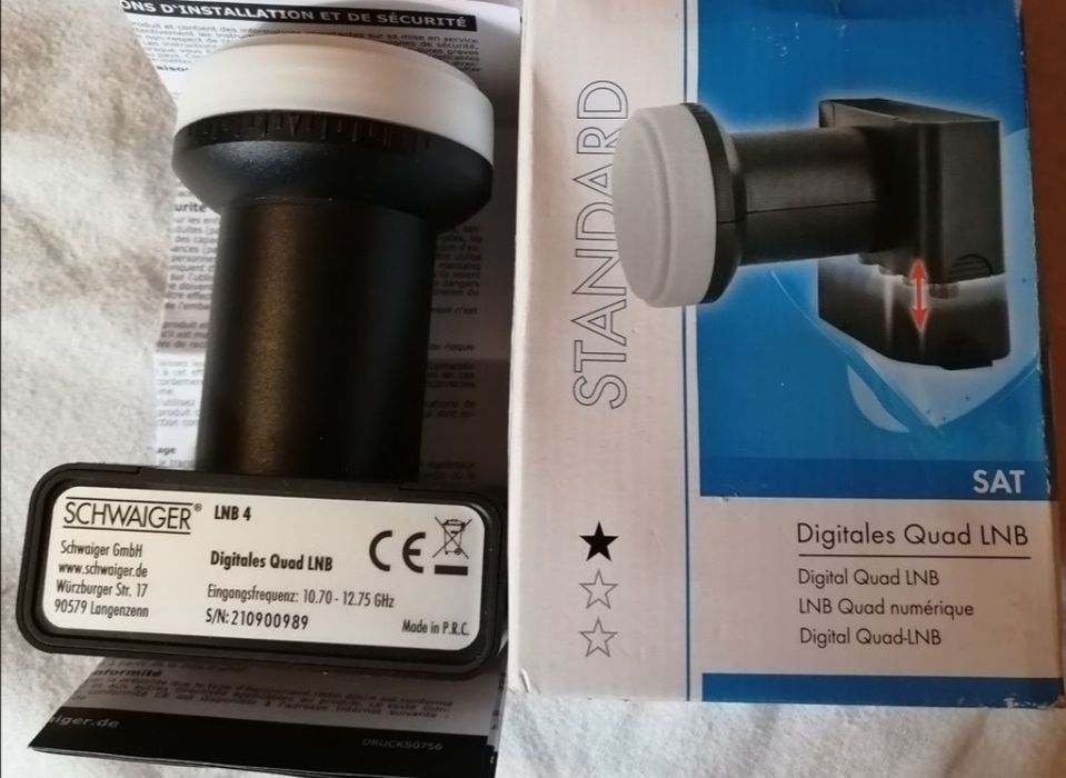 LNB цифров приемник четворен