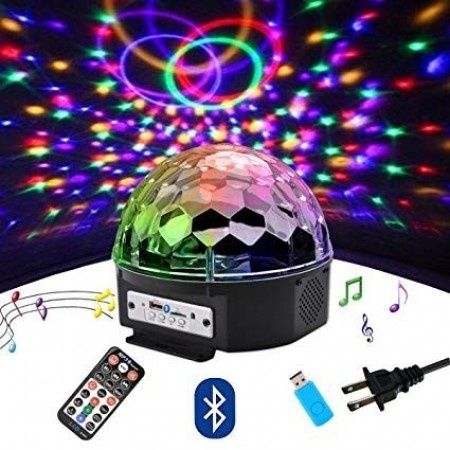 LED проектор звезда небе /Bluetooth диско топка с дистанционно
