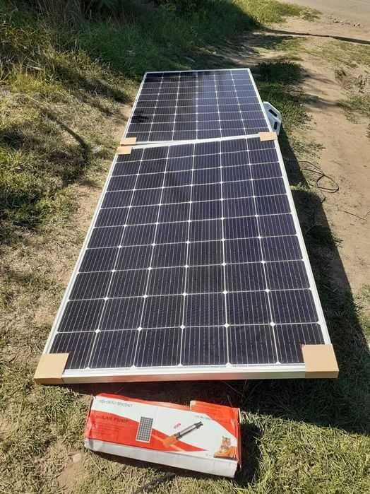 Pompa  solara 3 mc cu panou solar pentru ferme animale ,gradini, balti