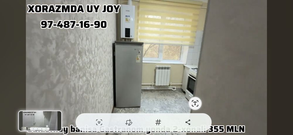 2 honali kvartira sotiladi