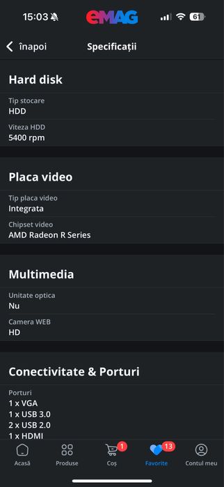 Laptop Acer Aspire E5-521