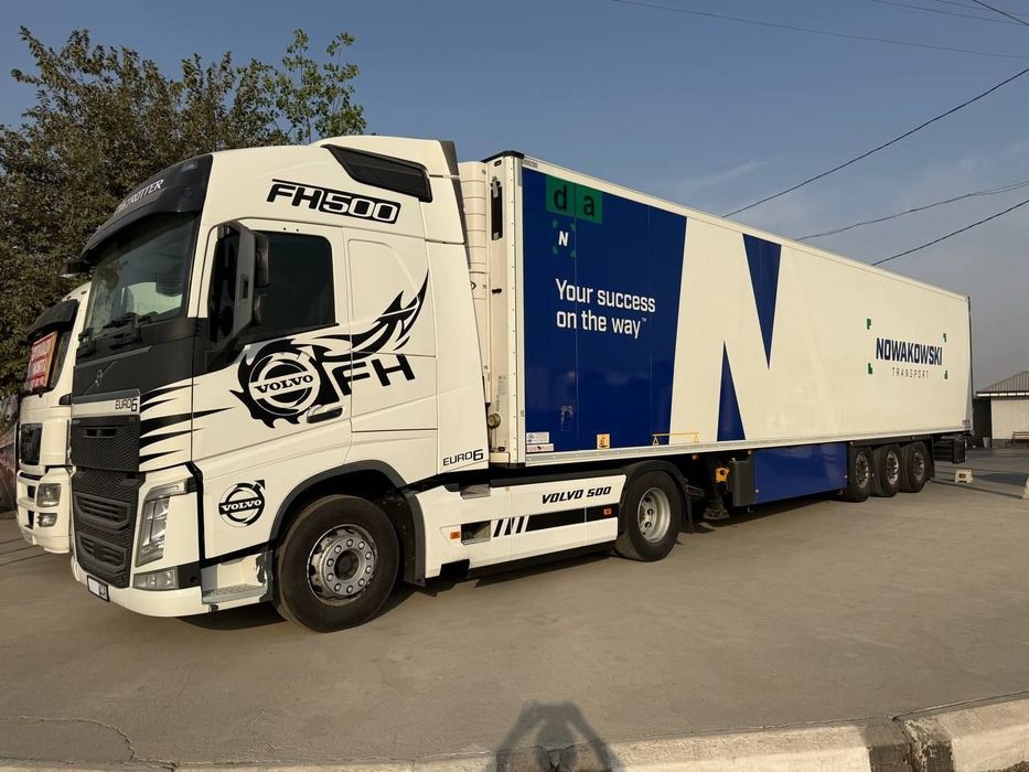 VOLVO FH500 EURO 6 + SCHMITZ Реф Сотилади