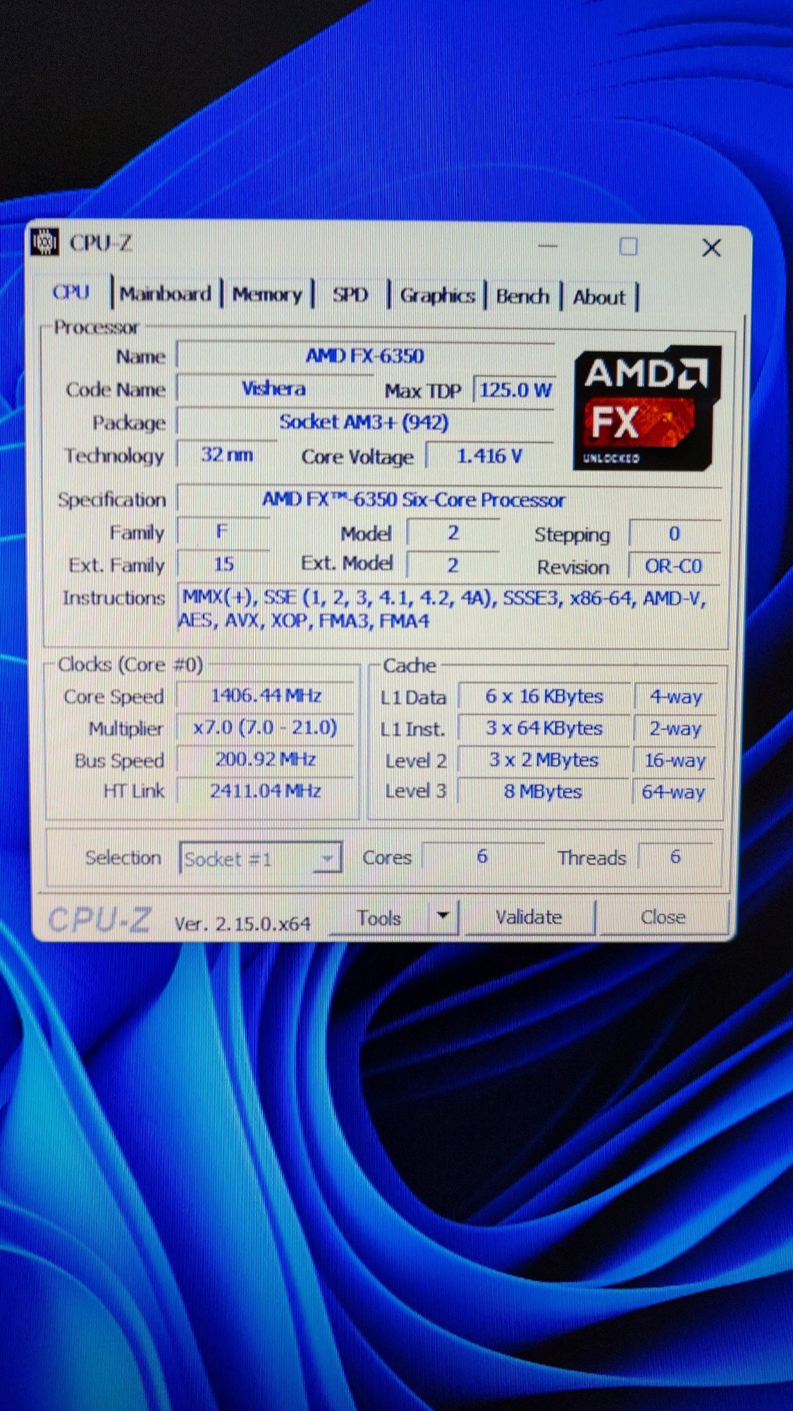 AMD FX 6350-GA 970A-DS3P-16GB DDR3