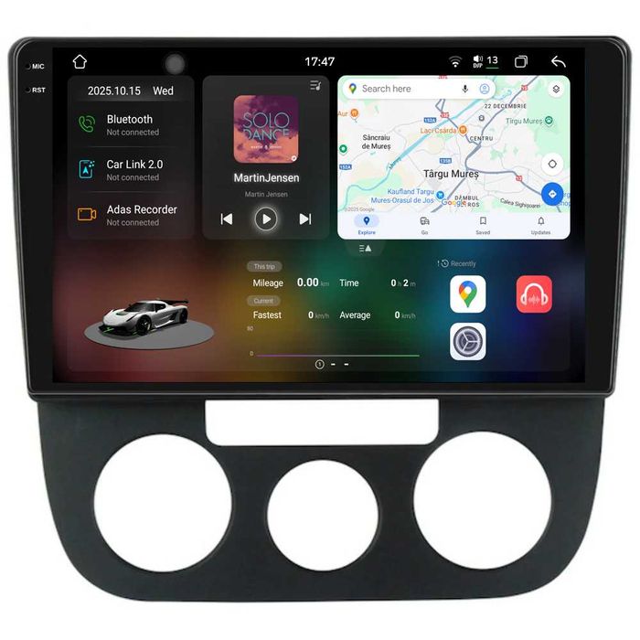 Navigatie Android Dedicata 10Inch, Volkswagen Golf5/Jetta (2004-2009)