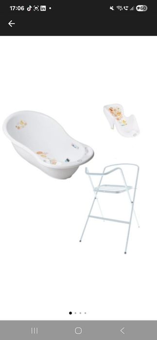 Set Cadita Folk 102cm cu Suport metalic si Suport Anatomic Alb