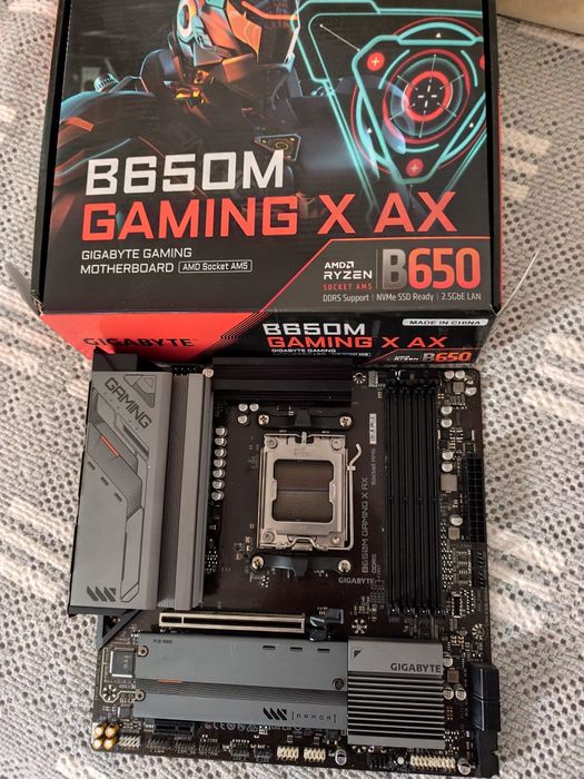 Дънна платка АМ5 B650M GAMING X AX