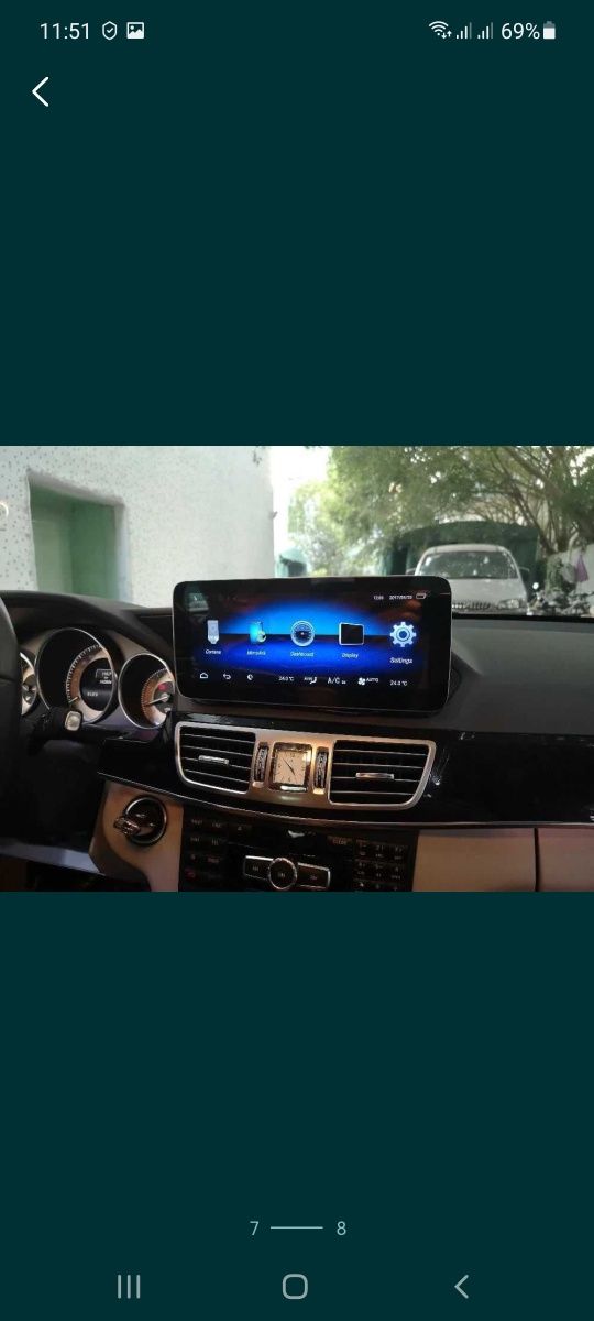 Navigatie Mercedes Benz E Class W212 Android GPS Internet 4G Bluetooth