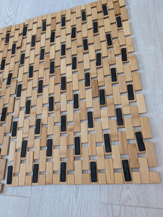 Covorașe baie lemn bambus 60x40