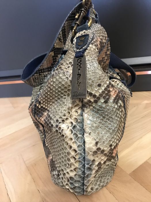 GHIBLI Revolution Genuine Python, 100% Питон чанта