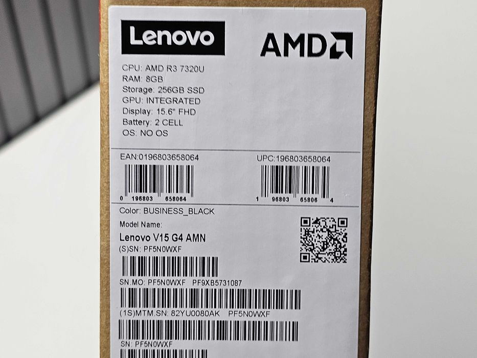 ПРОДАМ Lenovo V15 G4 Ноутбук Ryzen™3-7320U/8GBDDR5/256SSD/15.6"FullHD.