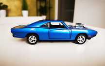Macheta Dodge Charger 1970 blue (Fast and Furious) 1:32