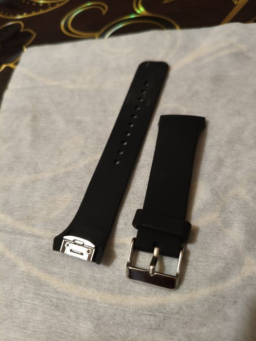 Curea pentru ceas Garmin Fenix 6S, Gigapack, Silicon, Negru