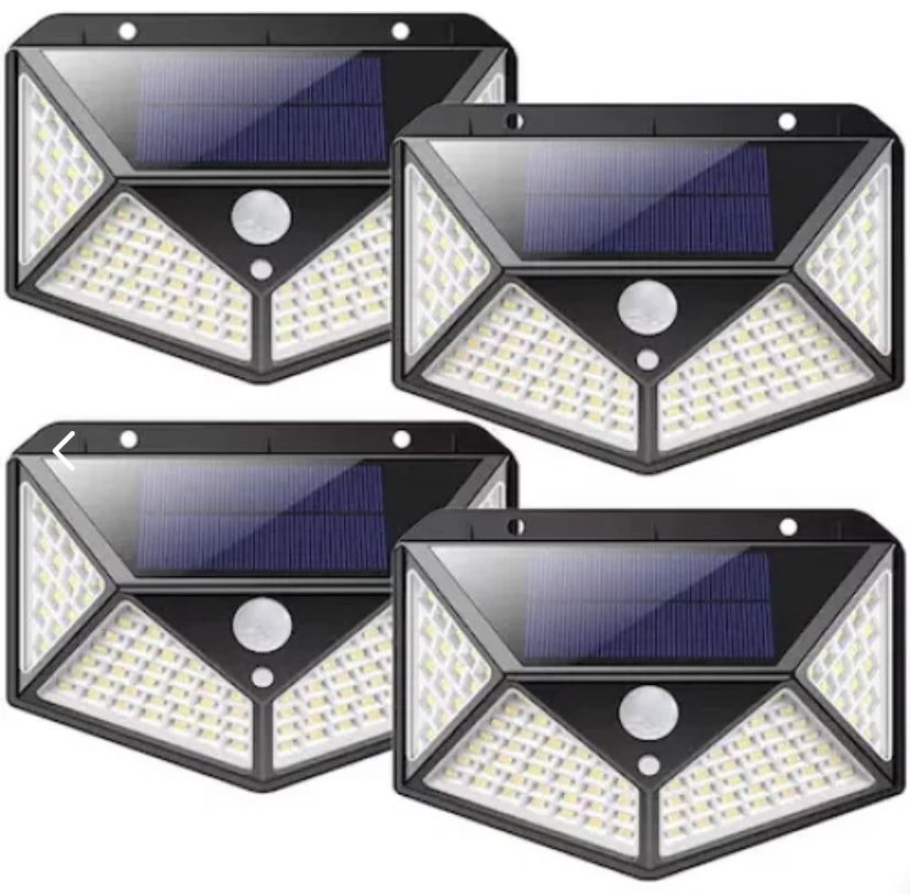 Set4 Lampi Solare cu prindere in perete si senzor de miscare.