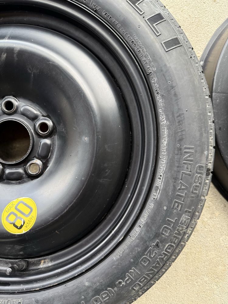 Roata rezerva Ford  125 85 R16 5x108 Pirelli