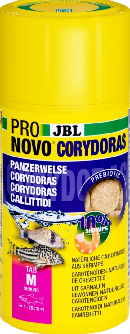 JBL ProNovo Corydoras Tab M — кормовые таблетки для панцирного сома