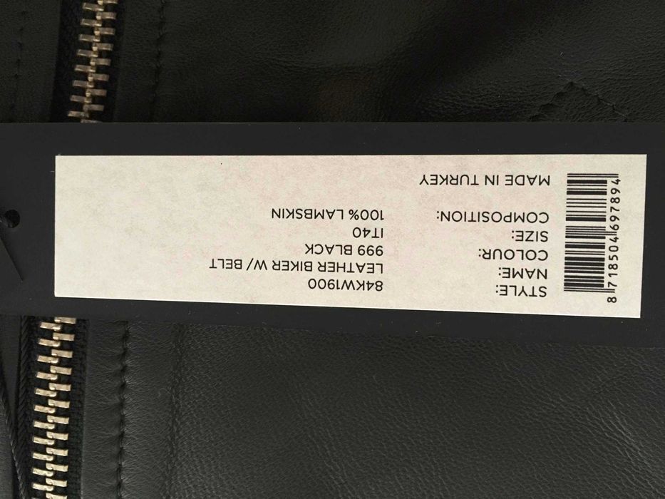 KARL LAGERFELD кожено рокерско яке - естествена кожа