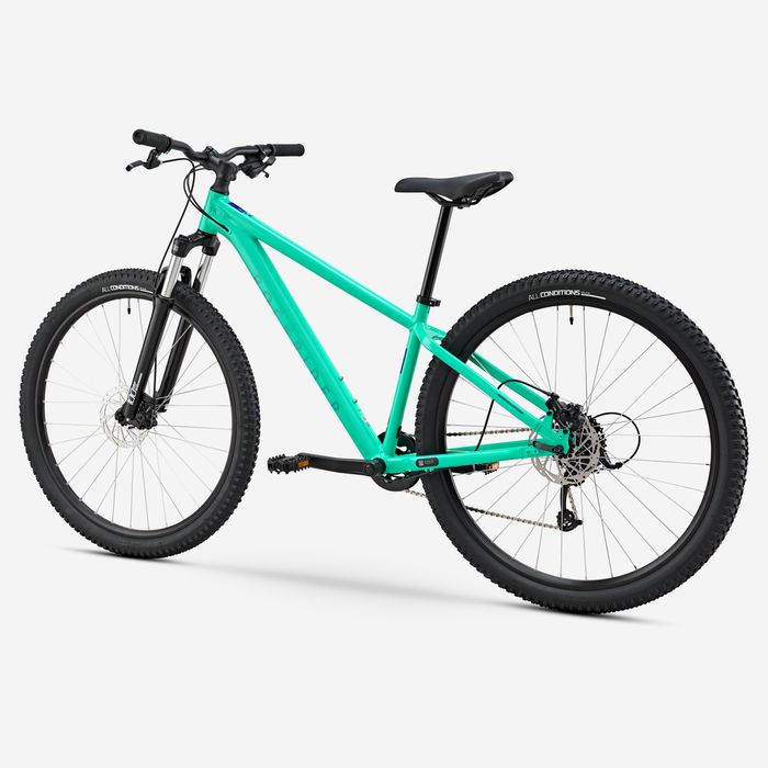 Bicicletă Mtb drumeție 29" Expl 100 Verde - produs resigilat Decathlon