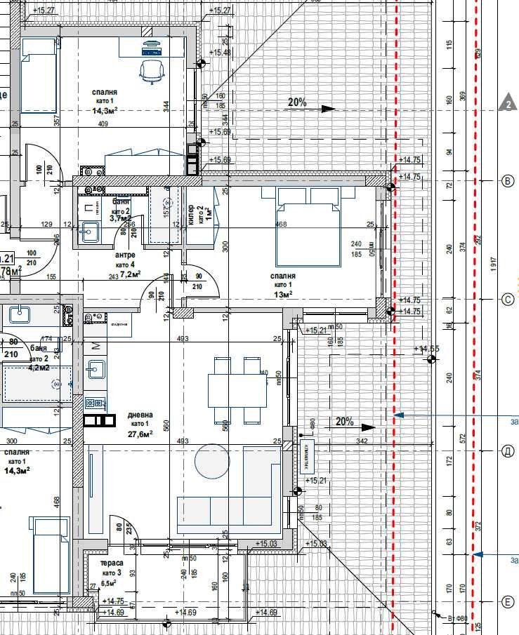 Продава се Тристаен апартамент в Стара Загора, Център - 102 кв.м за 746 €/кв.м - Снимка #1