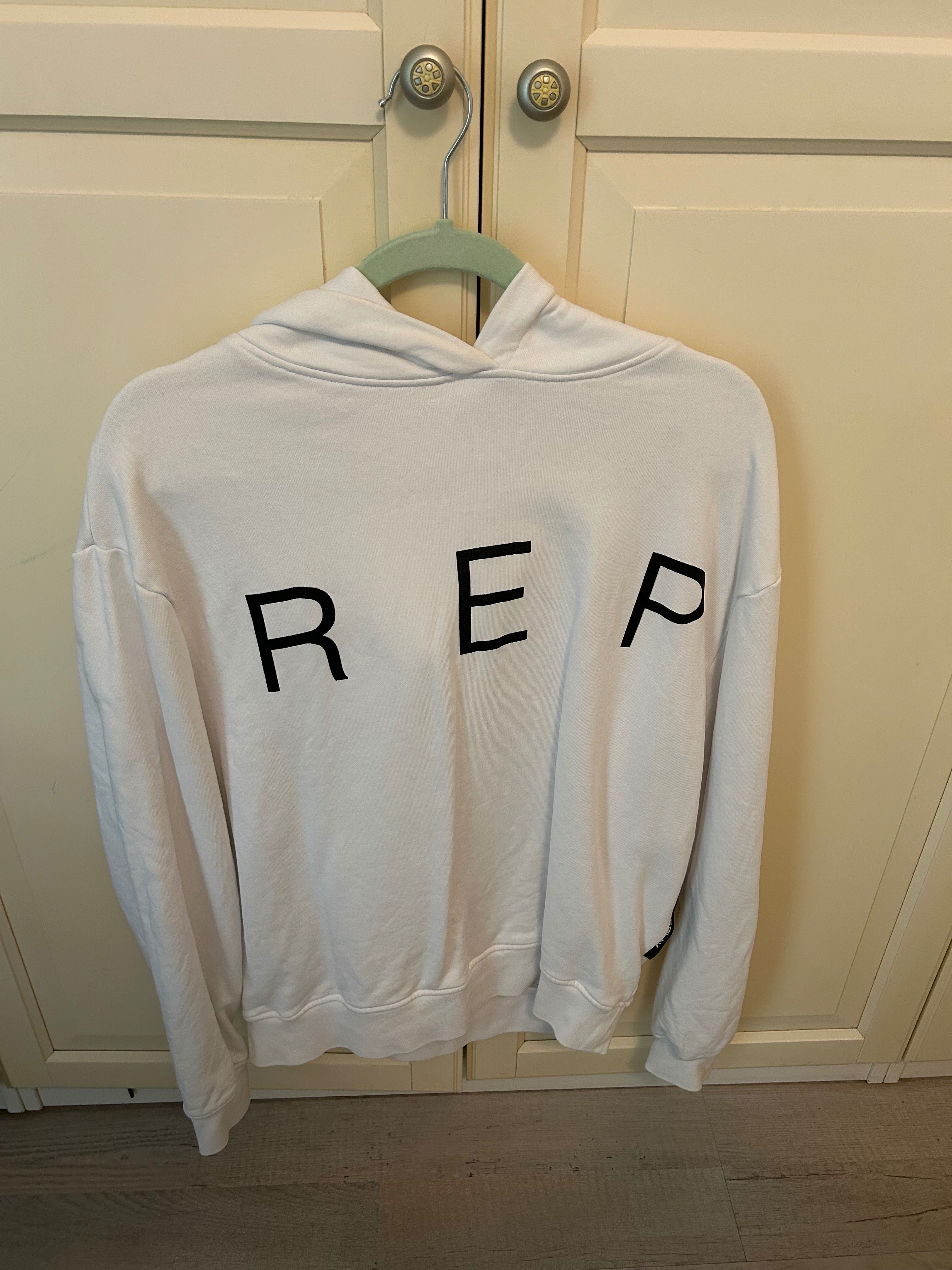 REPLAY бял суичър