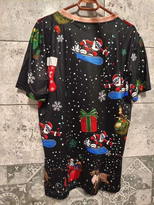 Tricou amuzant tematica de Crăciun pentru bărbați XL nou