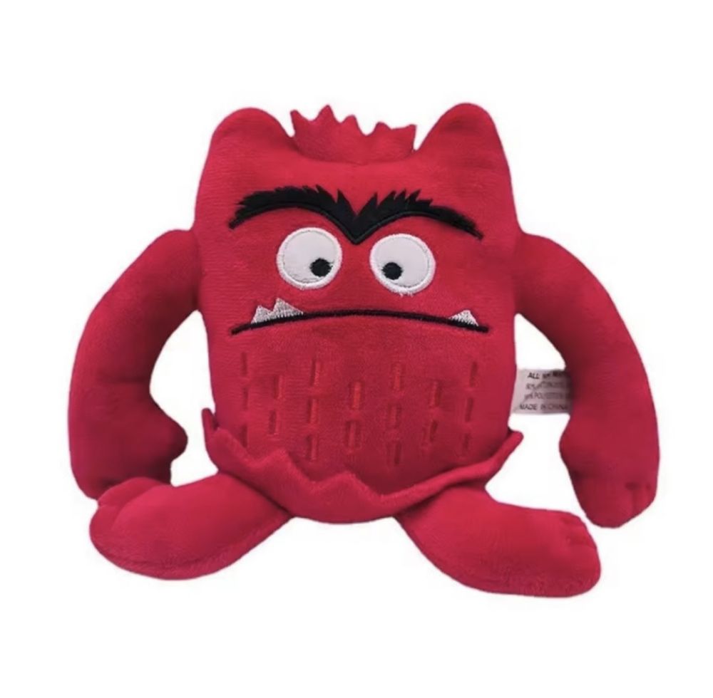 Плюшена играчка The Color Monster, 25см, Плюшени Чудовища