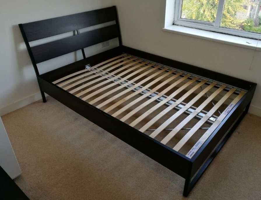 Pat dublu 140/200cm, rezistent, rama din gama TRYSIL