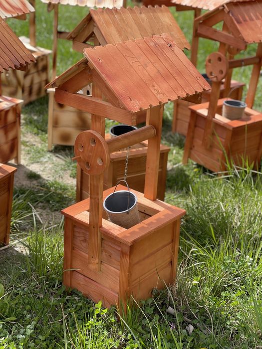 Barza din plastic pentru Gradina , decor