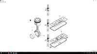 piston biela Man tgx 440 tga 430 390