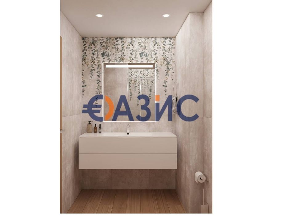 2-стаен апартамент на 3-ти етаж, комплекс Доменико, Свети Влас - 64.04