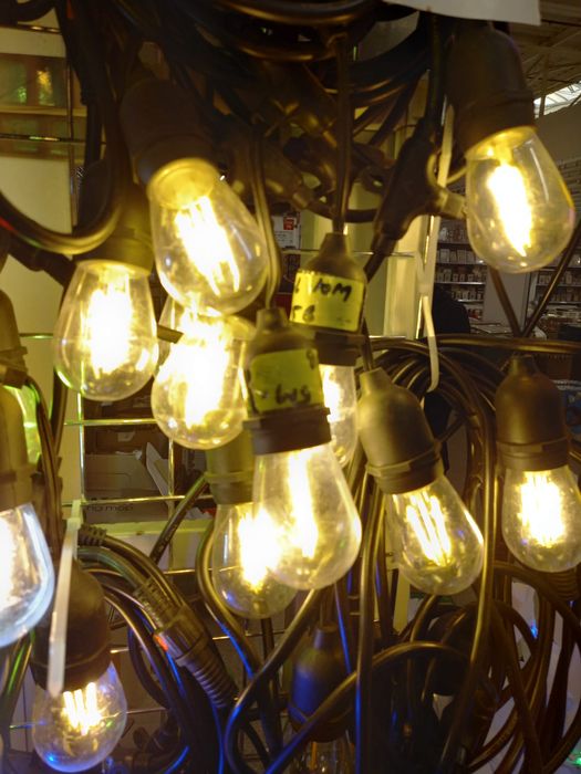 Bec ghirlanda cu led, pentru terase