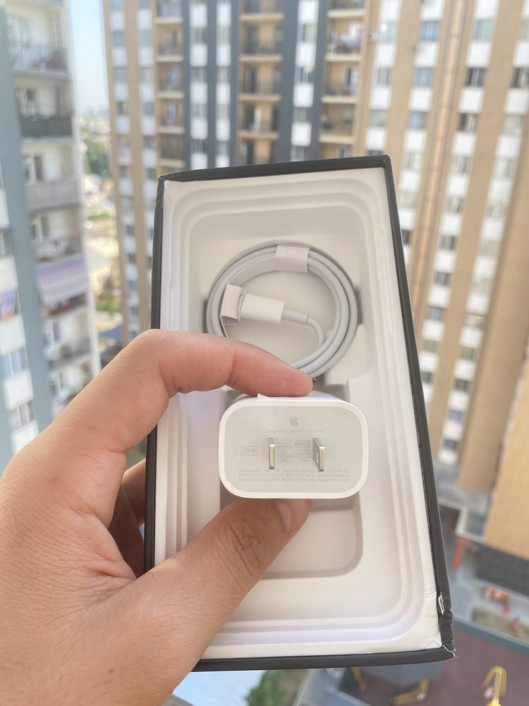 Yangi iPhone 11dan yechma Original Зарядка для iPhone Zaryadka Golovka