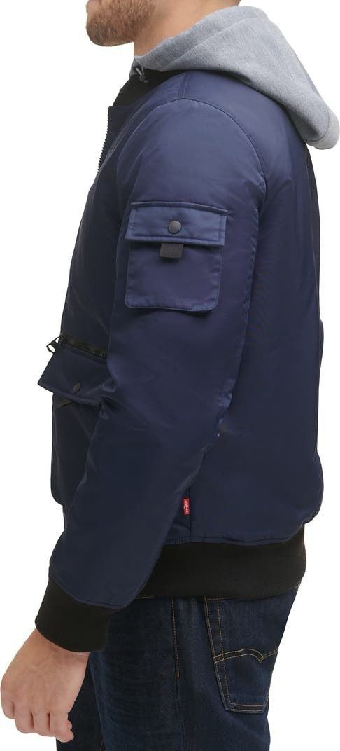 Куртка Levi's hooded bomber р.L