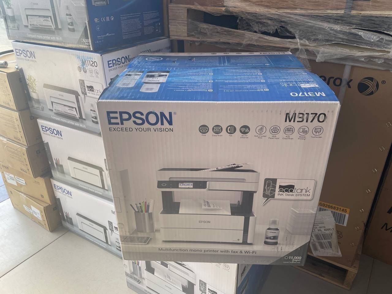 Принтер Epson M3170 (МФУ 4 в 1) (Струйный) Официальная гарантия 1 года