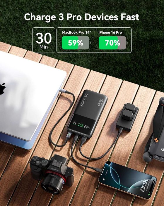 Внешнее зарядное устройство (power bank) INIU 140W 27000mAh