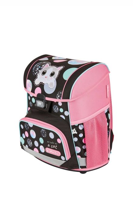 Ghiozdan Herlitz Loop, dimensiune 37 x 31 x 22 cm, motiv Cute Cat