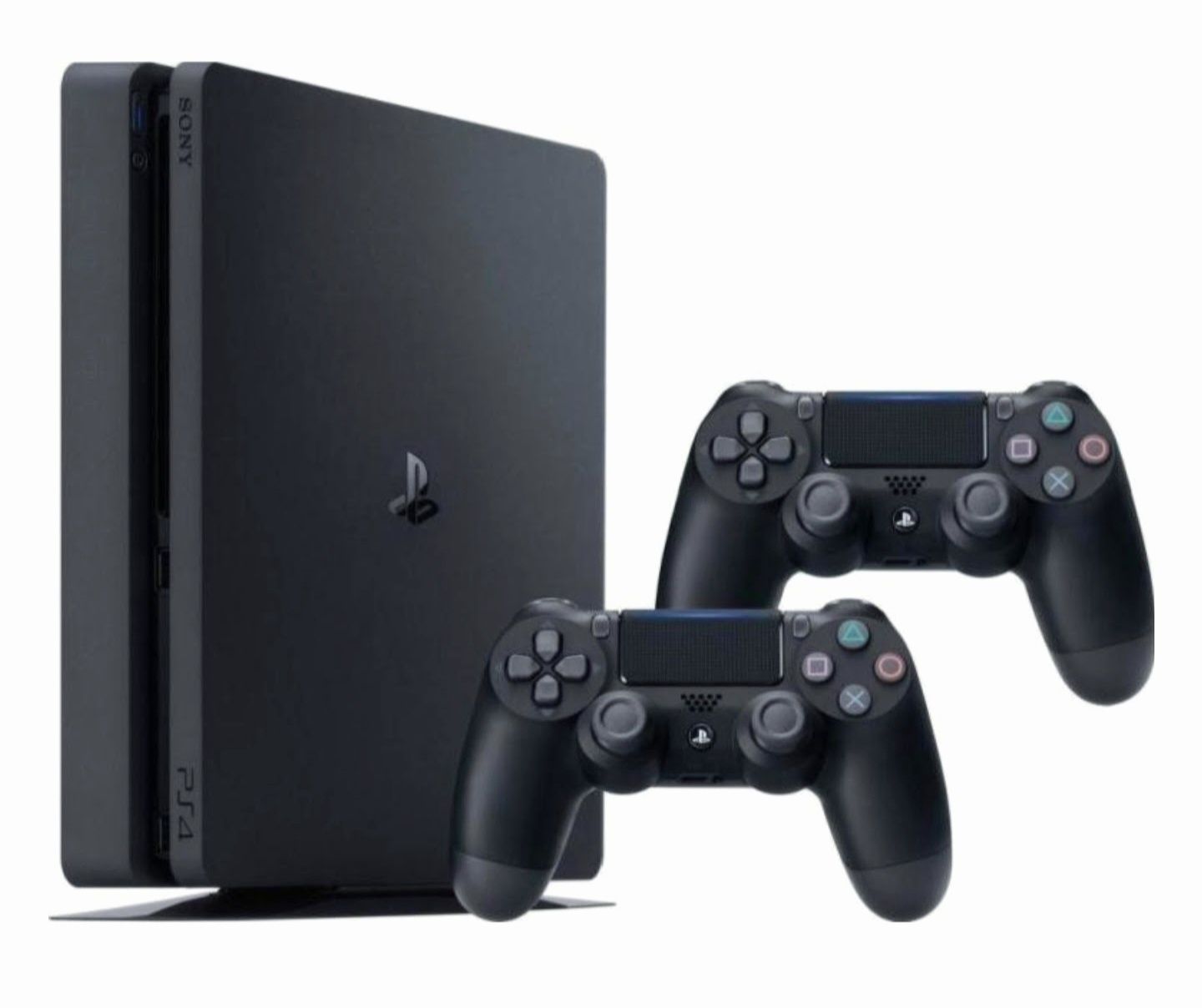 PlayStation 4 + игры + джойстик